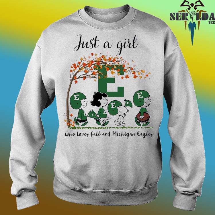 Eastern Michigan University Eagles Women's Long Sleeve T-Shirt | Pressbox | Green | Large