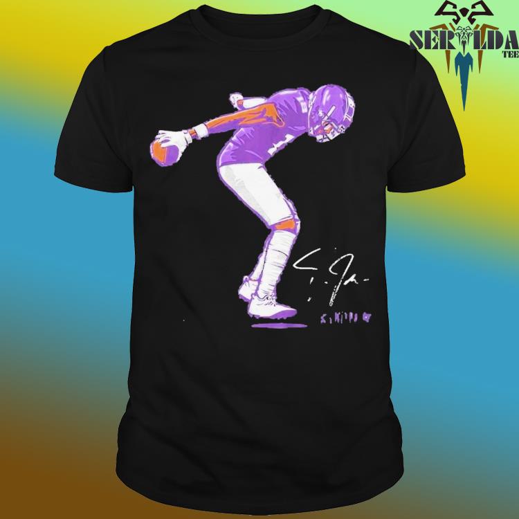 Justin Jefferson Minnesota Vikings with ball signature shirt, hoodie,  sweater, long sleeve and tank top