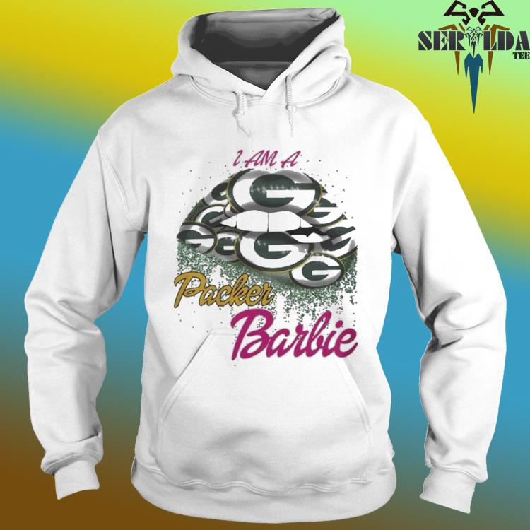 Lip Green Bay Packers I Am A Packer Barbie Shirt, hoodie, sweater