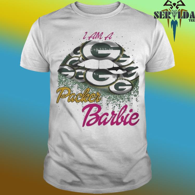 Lip Green Bay Packers I Am A Packer Barbie Shirt, hoodie, sweater