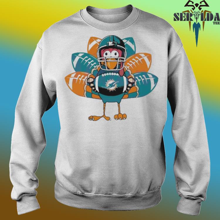 Miami Dolphins Turkey Thanksgiving 2023 Shirt - Peanutstee