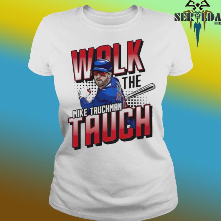 Mike Tauchman walk the tauch Chicago Cubs shirt