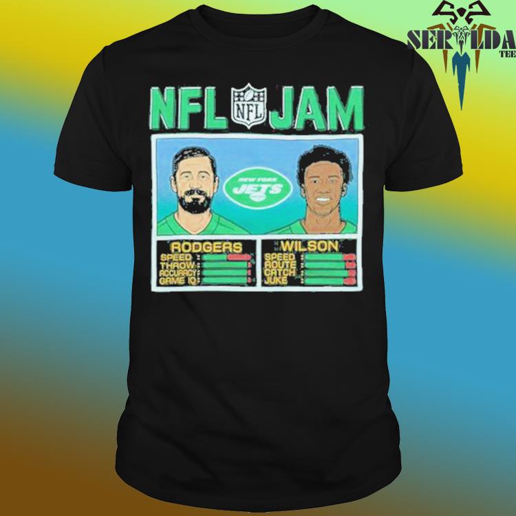 Nfl Jam New York Jets Rodgers And Wilson Shirt, hoodie, sweater