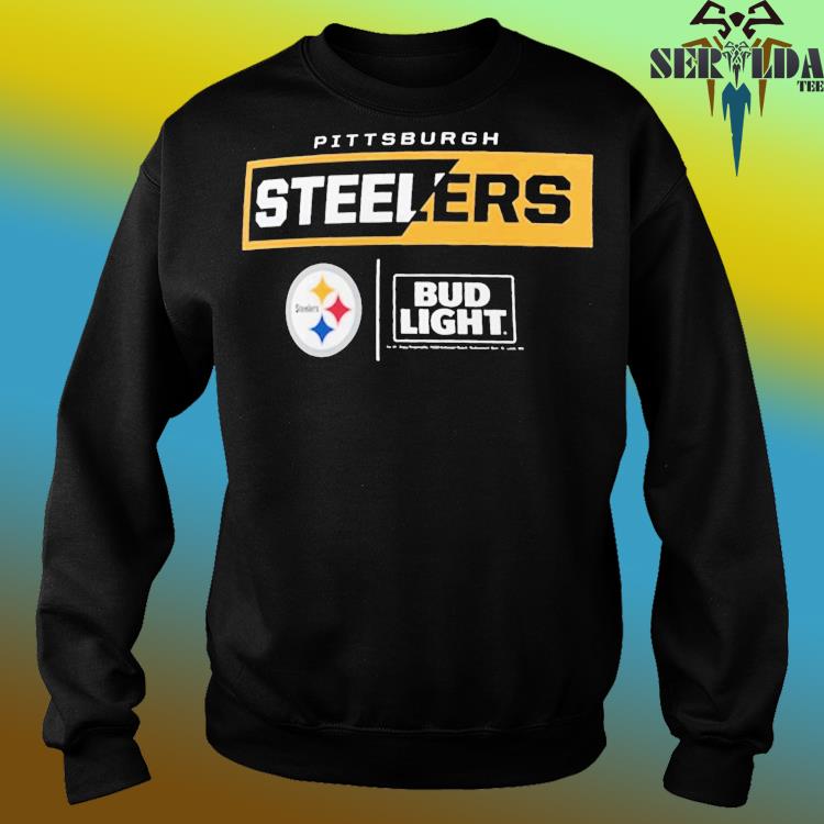 Men's Pittsburgh Steelers Fanatics Branded Black NFL x Bud Light T-Shirt in  2023