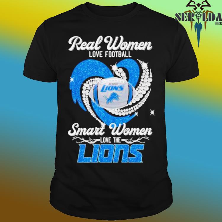 Vsgclothing on X: Real women love football smart women love the Detroit  Lions heart diamond 2023 t-shirt Buy It :  Home :    / X