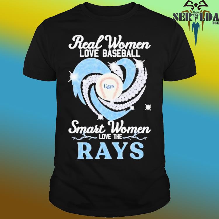 Official real women love football smart women love the tampa bay rays  champions shirt, hoodie, sweater, long sleeve and tank top