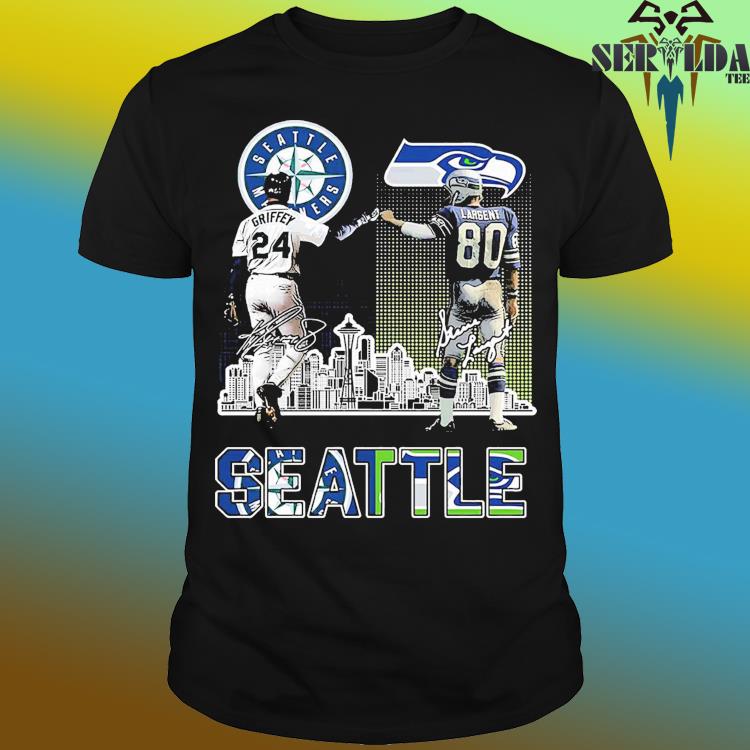 Seatle Mariners Griffey And Seahawks Largent City Champion Signature 2023  Shirt - Shibtee Clothing