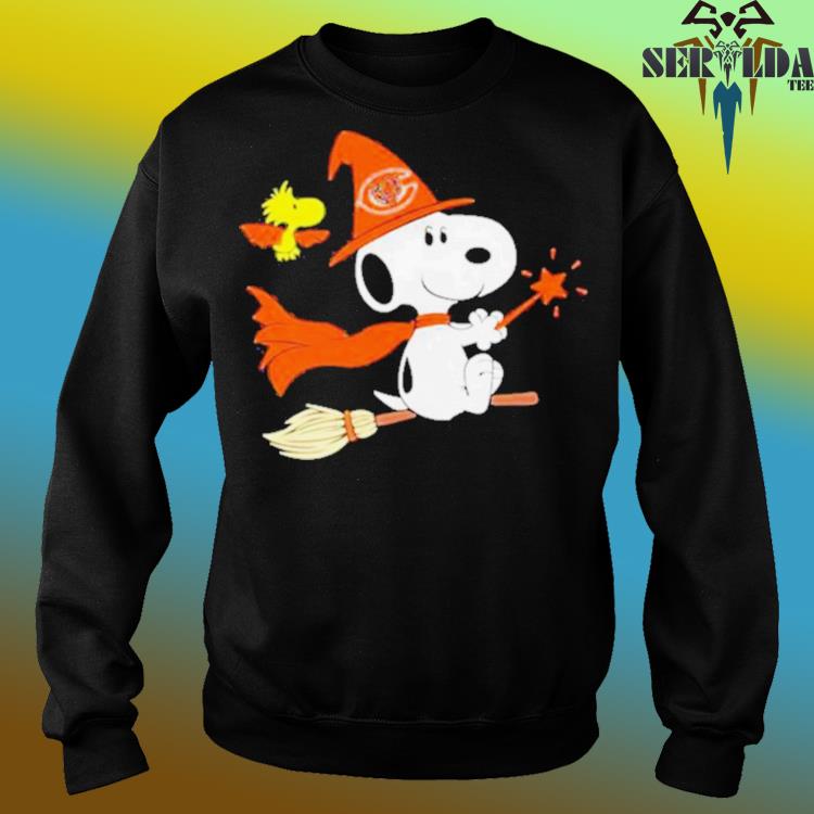 Snoopy Witch Chicago Bears Happy Halloween Shirt, hoodie, sweater, long  sleeve and tank top