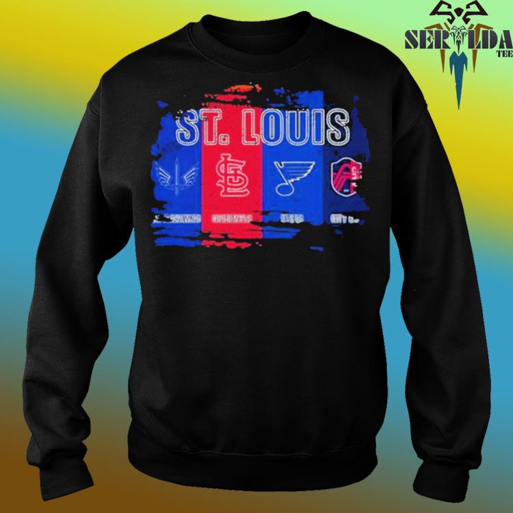 ST Louis City Of Champions Cardinals And Blues shirt, hoodie, longsleeve,  sweatshirt, v-neck tee