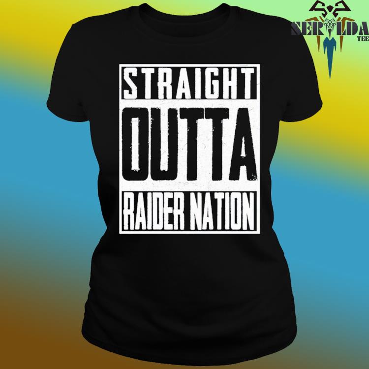 Official straight Outta Raider Nation Las Vegas Raiders T-Shirt