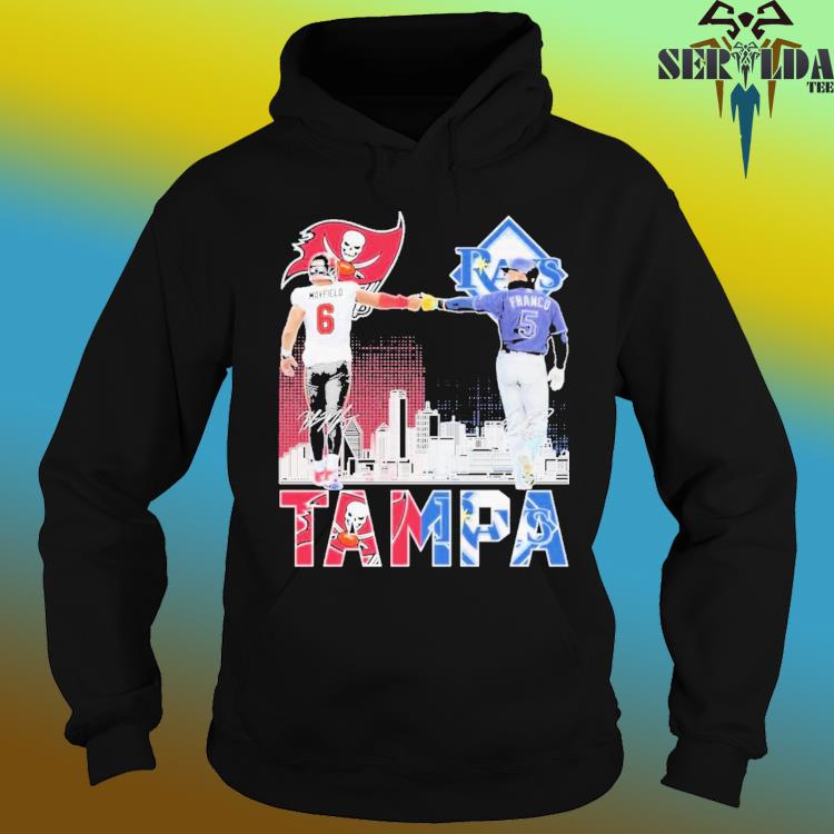 Official Tampa Bay Buccaneers Mayfield And Rays Franco City Champion 2023  Shirt, hoodie, sweater, long sleeve and tank top