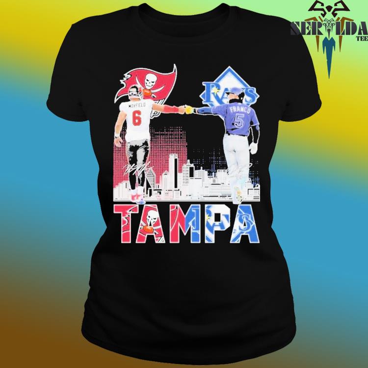 Tampa Bay Buccaneers Mayfield And Rays Franco City Champion T Shirt -  Growkoc