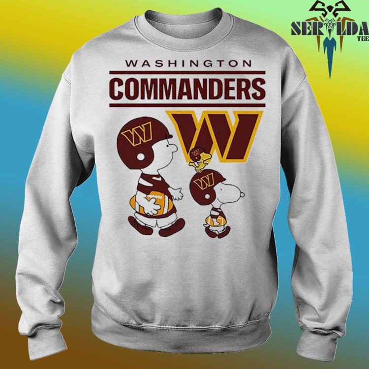 Washington Commanders Snoopy and Charlie Brown Peanuts shirt, hoodie,  sweater, long sleeve and tank top