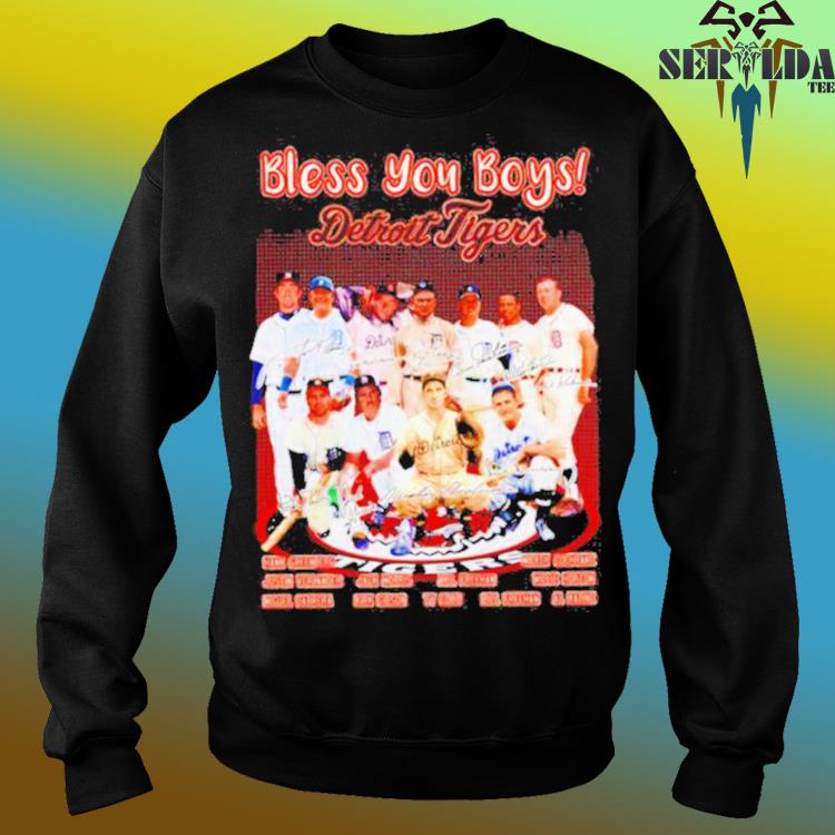 Legend Bless You Boys Detroit Tigers Signatures shirt, hoodie