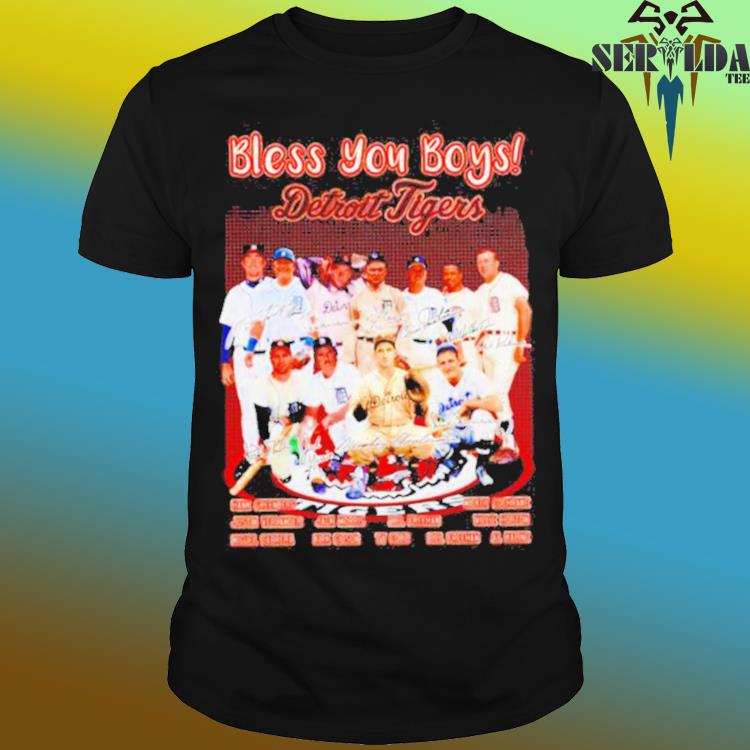 Legend Bless You Boys Detroit Tigers Signatures shirt, hoodie