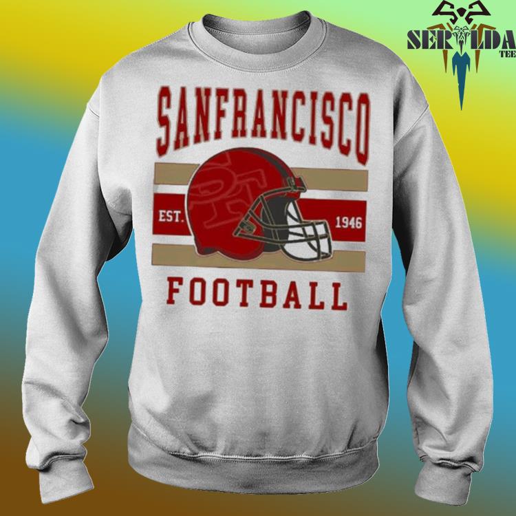 San francisco 49ers helmet logo shirt, hoodie, sweater, long