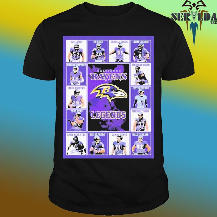 NFL Baltimore Ravens Legends Team Signatures Shirt, hoodie, sweater, long  sleeve and tank top