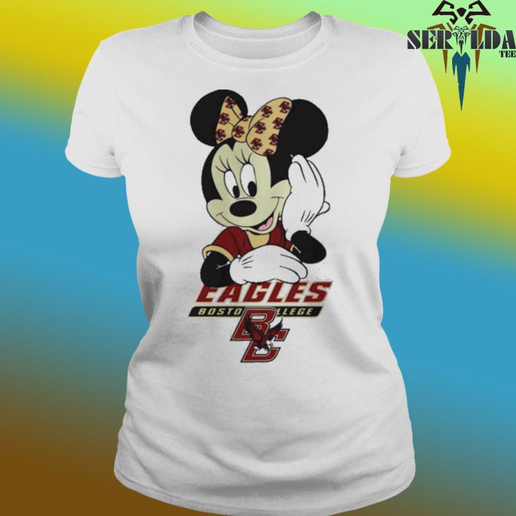 Official boston college eagles ncaa mimi mouse walt disney shirt