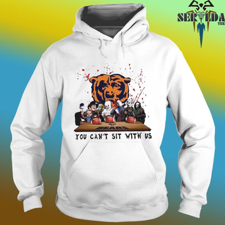 Chicago Bears Horror Movie Characters Team You Can't Sit With Us Halloween  2023 Shirt