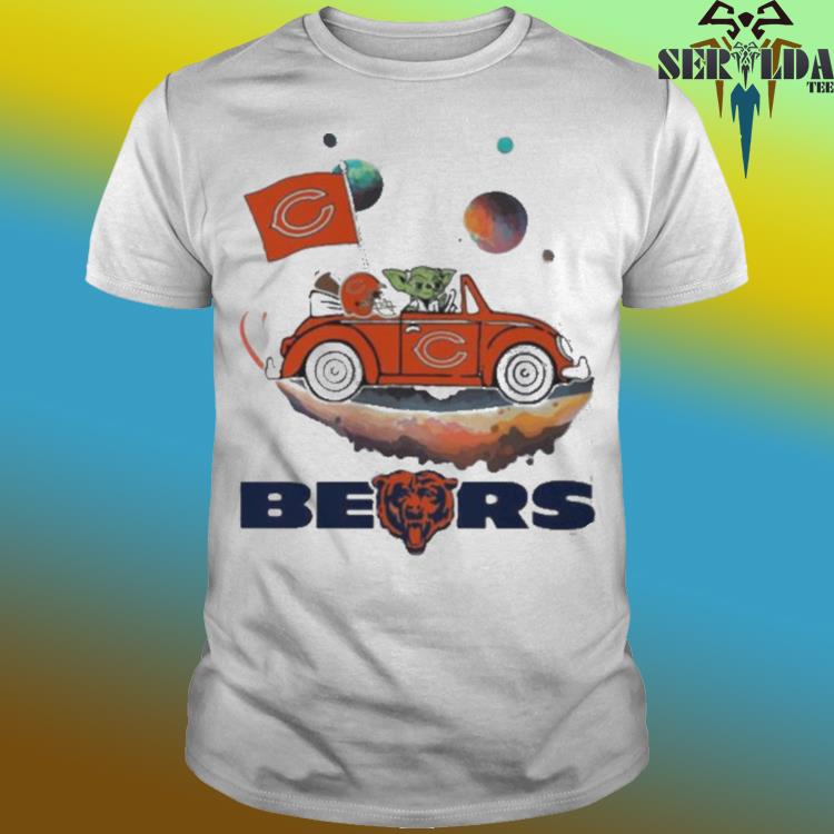 Official chicago bears master yoda driving car universe star wars