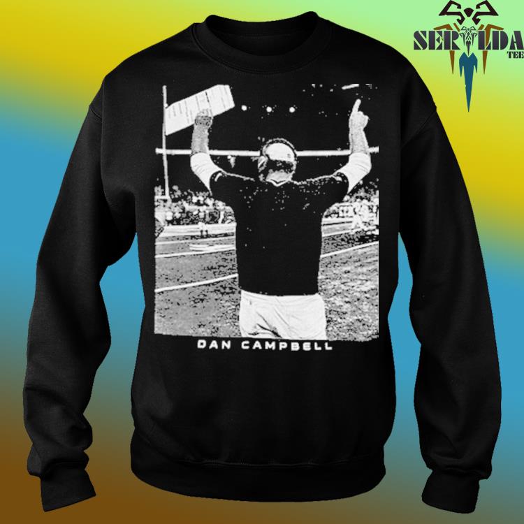 Majestic Threads Dan Campbell Black Detroit Lions Graphic Shirt, hoodie,  sweater, long sleeve and tank top