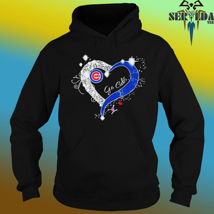 Official diamond heart chicago cubs go cubs 2023 shirt, hoodie