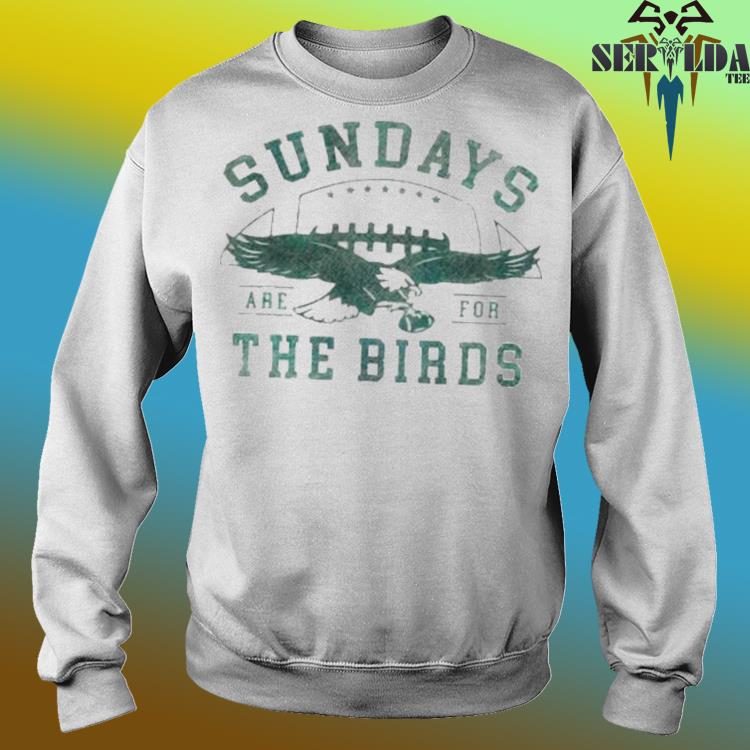 Eagles Kelly Green Hoodie Sweatshirt T Shirt Double Sided Sundays