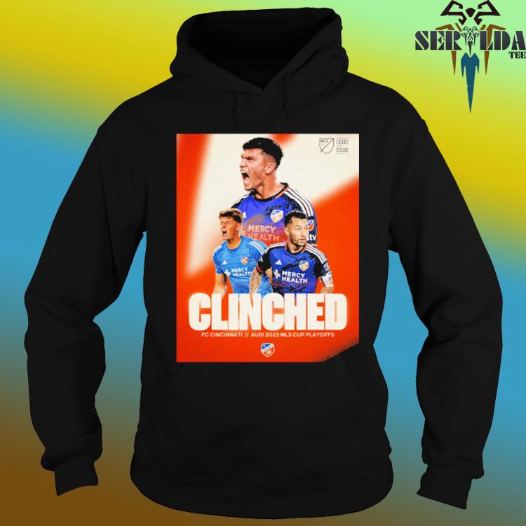 Fc Cincinnati All For Cincy Clinched Audi 2023 Mls Cup Playoffs Shirt