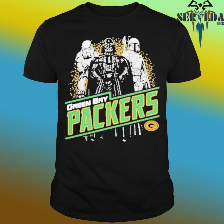 Official green bay packers junk food empire star wars shirt, hoodie,  sweater, long sleeve and tank top