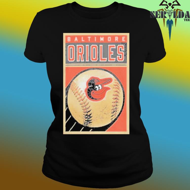 Heathered Gray Baltimore Orioles Team Baseball Card T Shirt