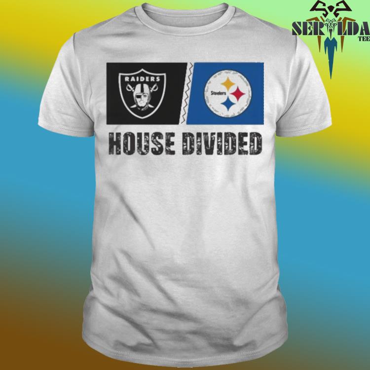 House Divided Las Vegas Raiders Vs Pittsburgh Steelers Shirt, hoodie,  longsleeve, sweatshirt, v-neck tee