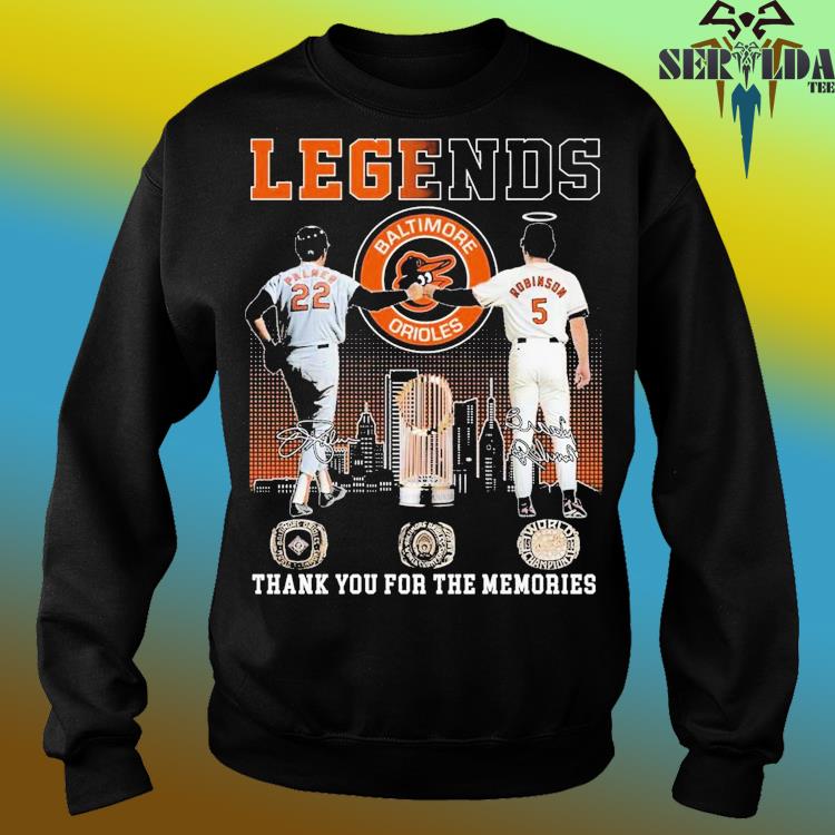 Official legends Baltimore Orioles Palmer And Robinson Thank You