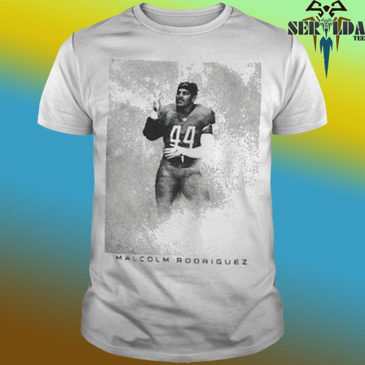 Malcolm Rodriguez 44 Detroit Lions football player poster shirt