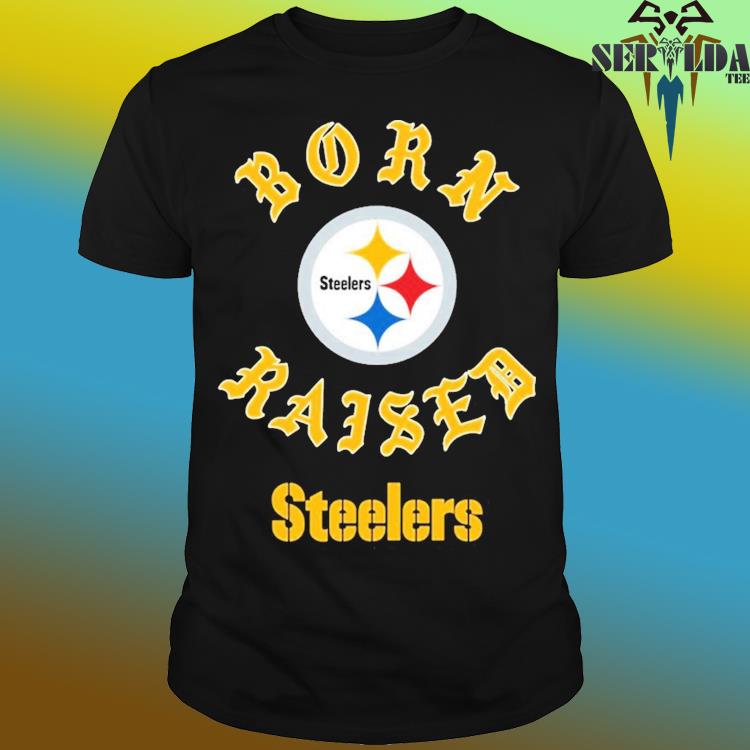 Pittsburgh Steelers Born x Raised Unisex Pullover Hoodie - Yellow