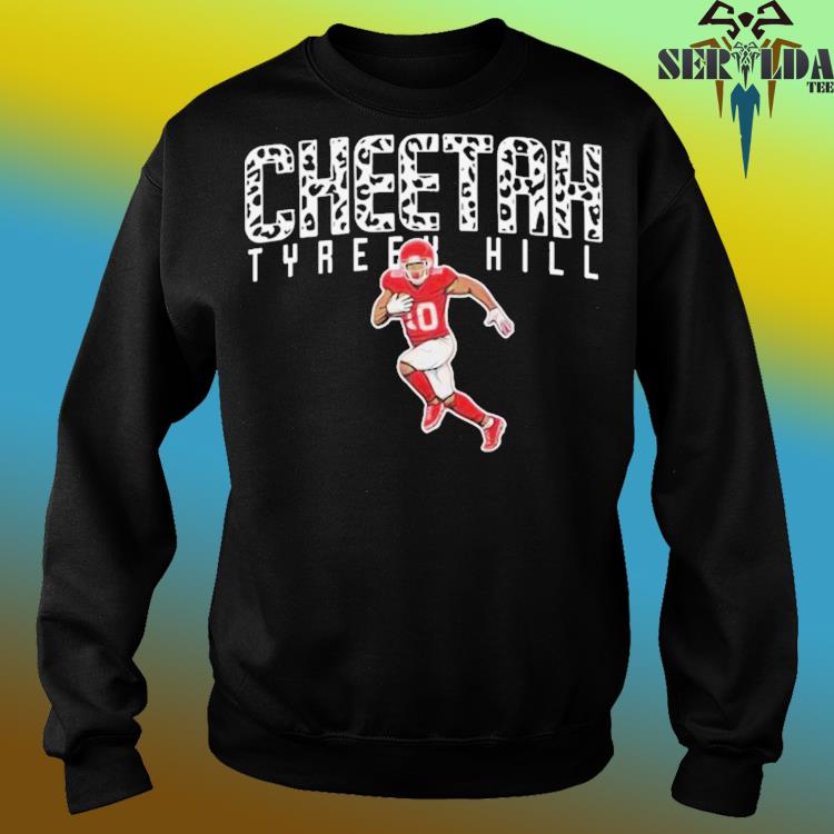 RED Chiefs Cheetah Tyreek Hill Hooded Sweatshirt ADULT