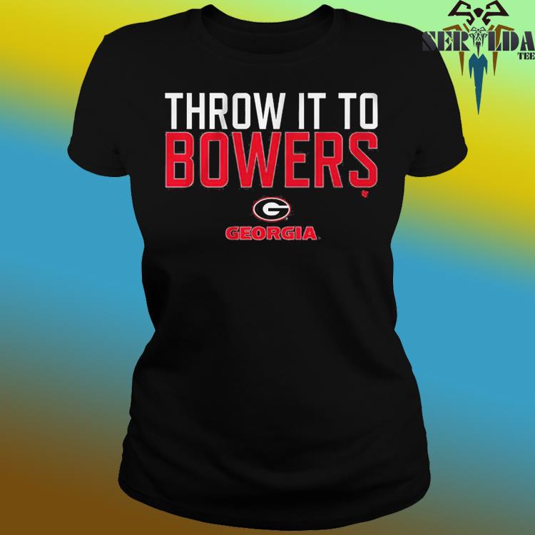 Georgia Bulldogs Throw It To Brock Bowers T-shirt,Sweater, Hoodie