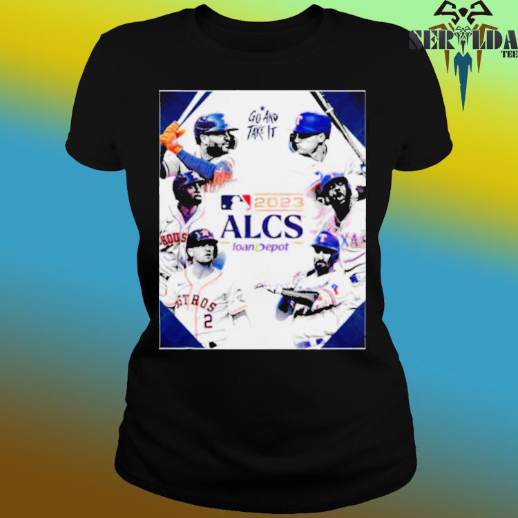 Original Texas Rangers 2023 ALCS Go And Take It Signatures Shirt