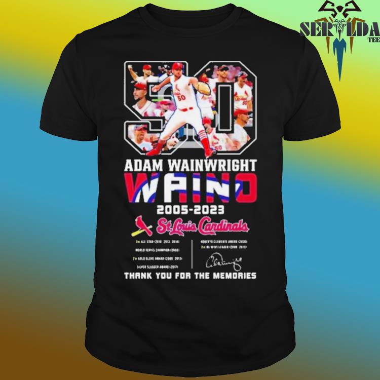 Buy The last show Adam Wainwright 2023 farewell tour signature Shirt For  Free Shipping CUSTOM XMAS PRODUCT COMPANY