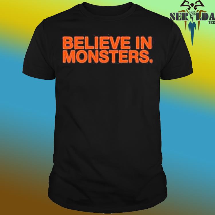 Believe In Monsters Chicago Bears Shirt - High-Quality Printed Brand