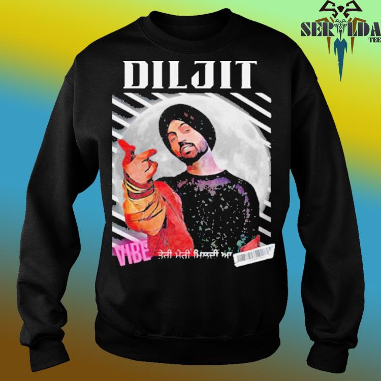  diljit Dosanjh Unisex Hoodie with Back Print Black