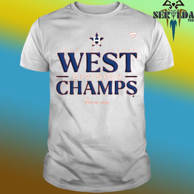 Official Houston astros 2023 al west Division champions T-shirt, hoodie,  tank top, sweater and long sleeve t-shirt