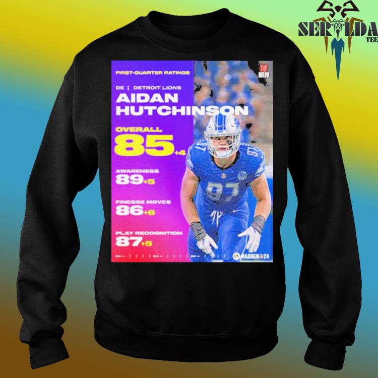 Vintage Aidan Hutchinson Shirt Sweatshirt Hoodie Football 