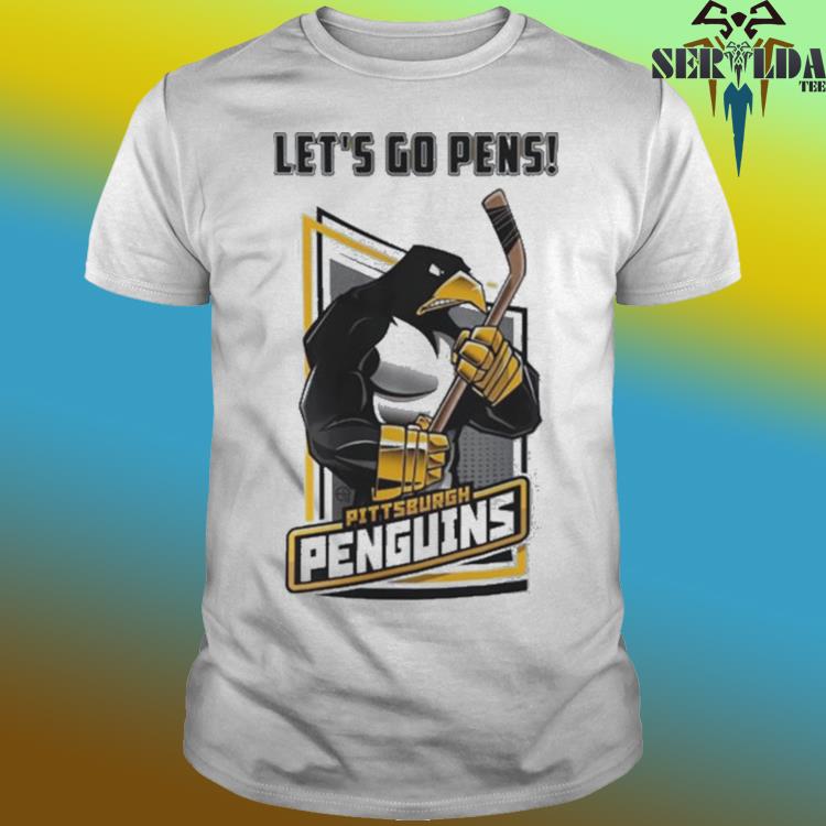 Pittsburgh Penguins NHL Let's Go Pens Playoff Shirt Size XL