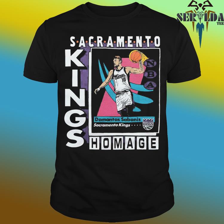 Sacramento Kings Trading Card Domantas Sabonis Shirt