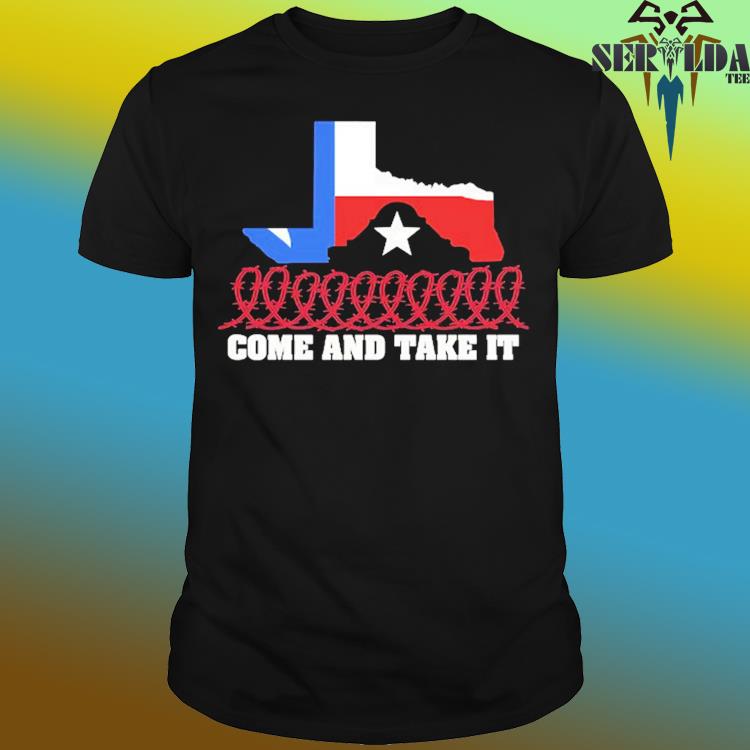 Official Come and take it razor wire shirt