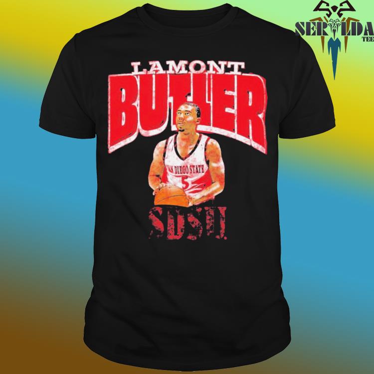 Official Lamont butler gametime sdsu shirt