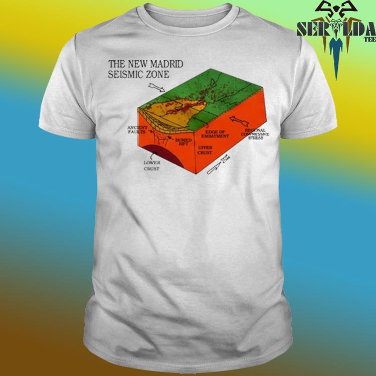 Official The new madrid seismic zone shirt