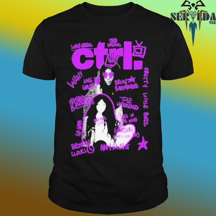 Official Coldprints merch store sza ctrl sketchbook shirt